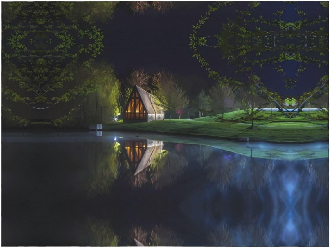 Colcha de Flanela com Estampa Moderna Chalet By The Lake Macia e Quente Ideal para Sofá Quarto 101 6 X 76 2 Cm
