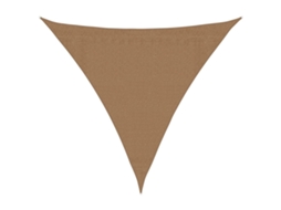 Toldo vela VIDAXL Cinzento-acastanhado (3,6x3,6x3,6 m)