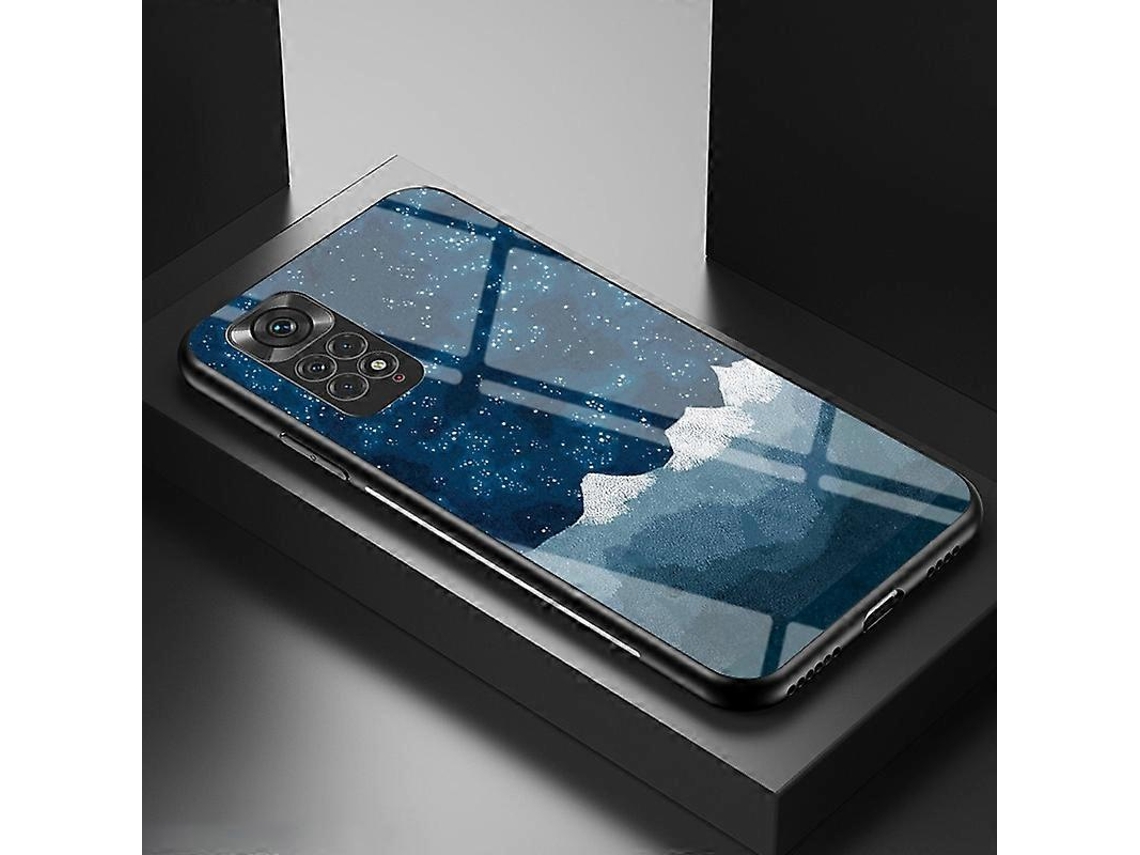 Capa De Celular Em Vidro Temperado Rígido Pc Para Xiaomi Redmi Note 11 4g (qualcomm)/redmi Note 11s 4g