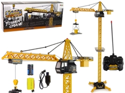 Guindaste Enorme Controle Remoto R/c Altura 183 Cm 2 Níveis De Trabalho B.active