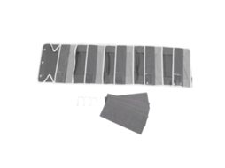 Primerox organizador de Brinquedos Sobre a Porta 5 Camadas com Janela Pvc Hanging Door Storage Cinza
