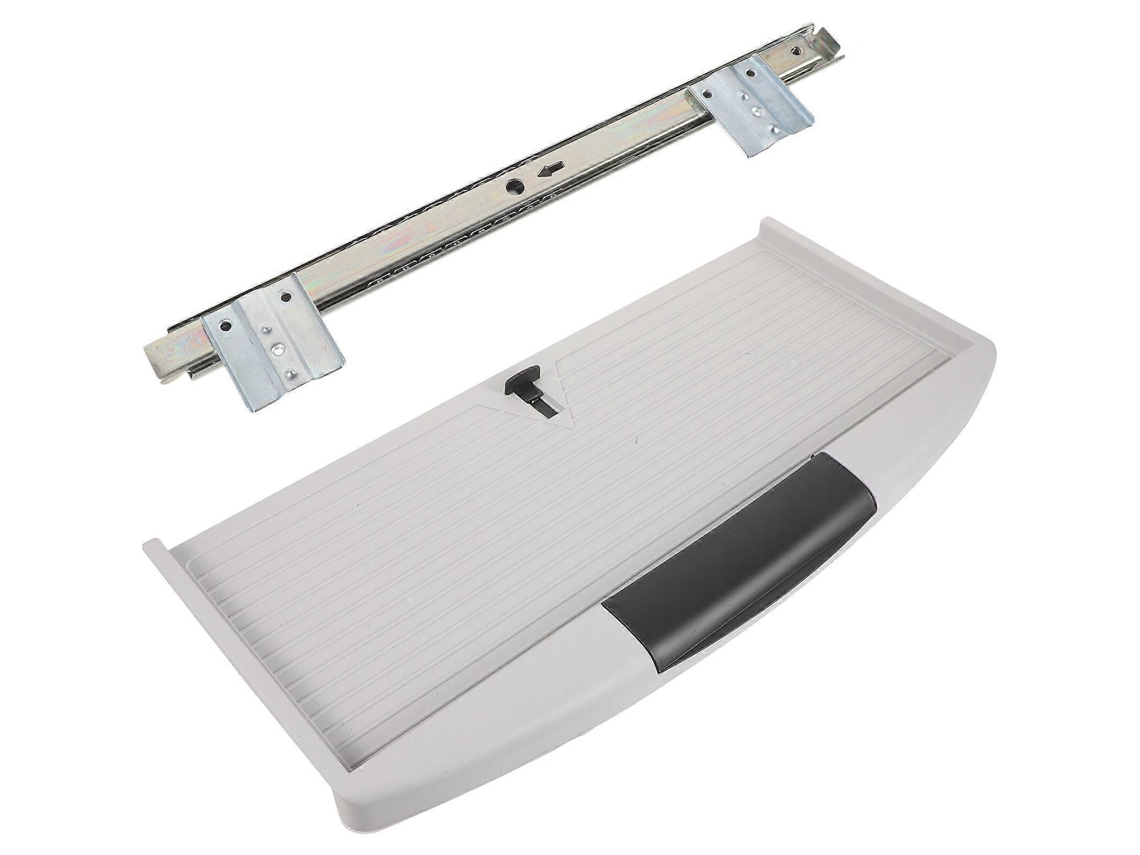 1 Conjunto Grande Bandeja Para Teclado Embaixo Da Mesa, Gaveta Para Teclado Removível Com Controles Deslizantes Everley891
