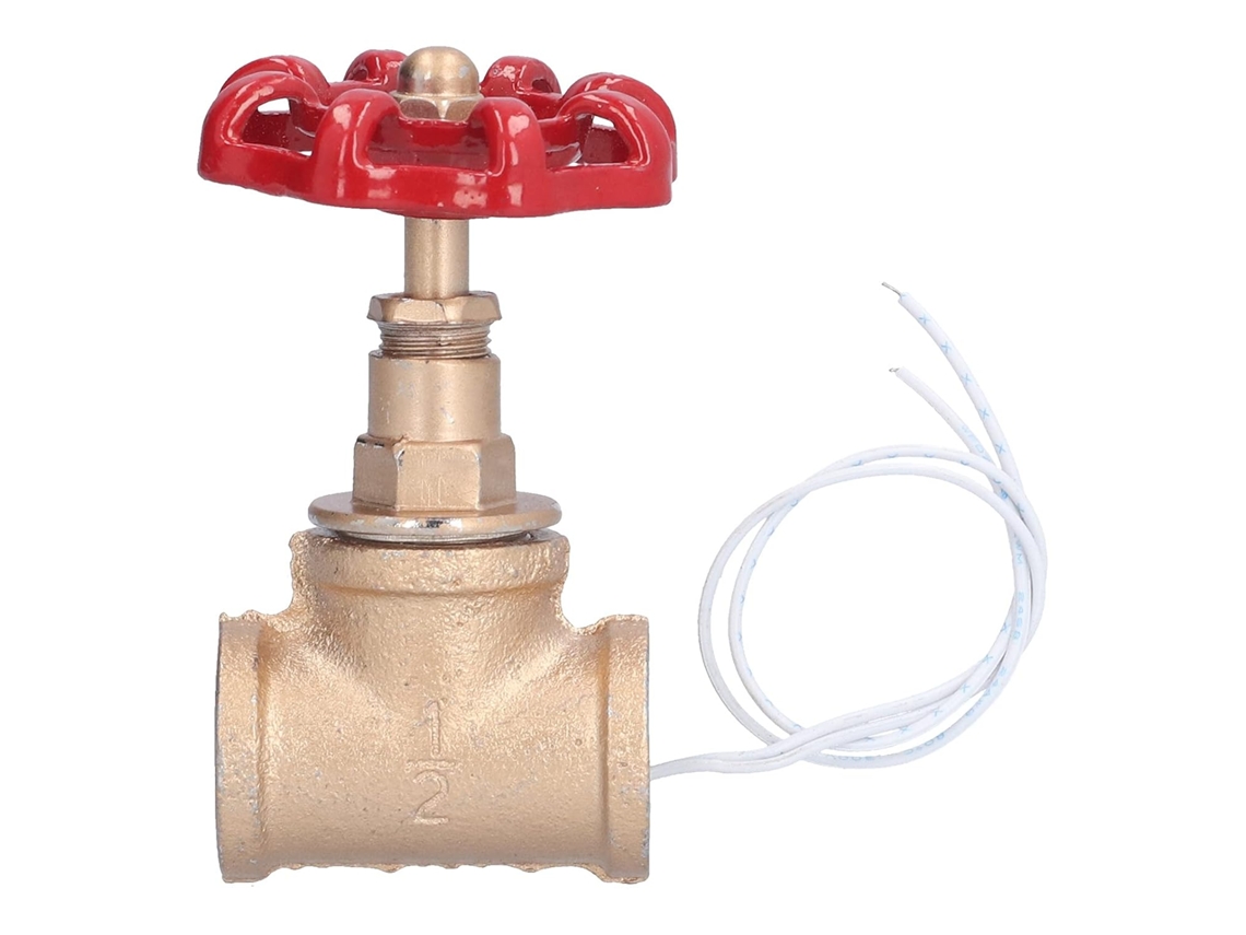 Válvula De Parada Fafeicy, Solda De Ferro 1 2, Interruptor De Lâmpada Industrial Vintage, Acabamento Em Vermelho Dourado
