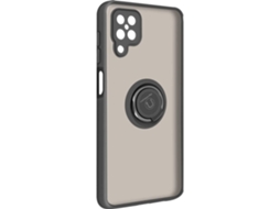 Lurelia Capa Com Anel Para Samsung Galaxy A12 Preto