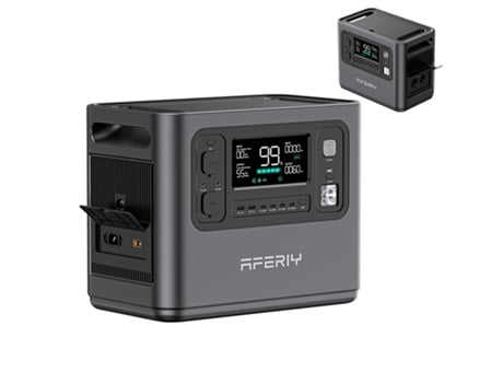 Estação De Energia Aferiy Af P110 D 960wh Lifepo4 Battery, 1200w Pure Sine Wave Inverter, Fast Charging With Solar Input, For Home Backup Fozuanei