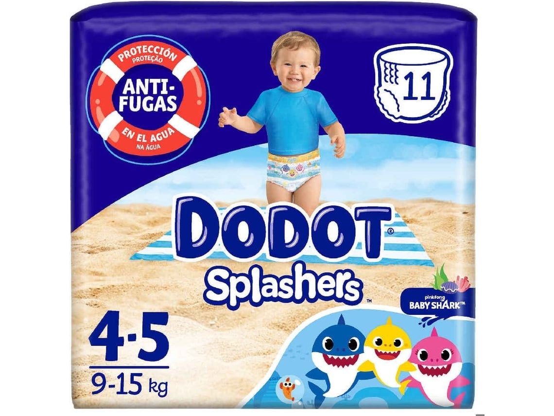 Cuecas Banho Splashers 9-15kg T4 DODOT emb. 11 un