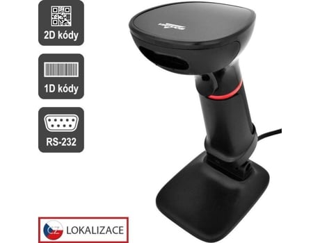 Leitor Ccd Virtuos Ht 855a, Rs 232 Preto (1d, 2d, Qr)