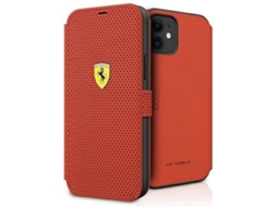 Capa Apple iPhone 12 Mini FERRARI Flip Cover (Vermelho)