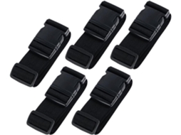 Cintas De Bagagem Ajustáveis, Acessório De Viagem Prático, Polipropileno, Conjunto De 5com Fivela Resistente, Design