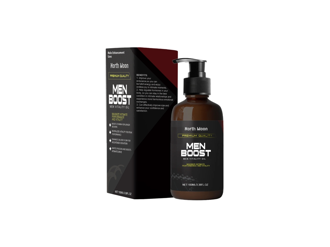 Óleo Corporal Homens North Moon Nutrição Suave