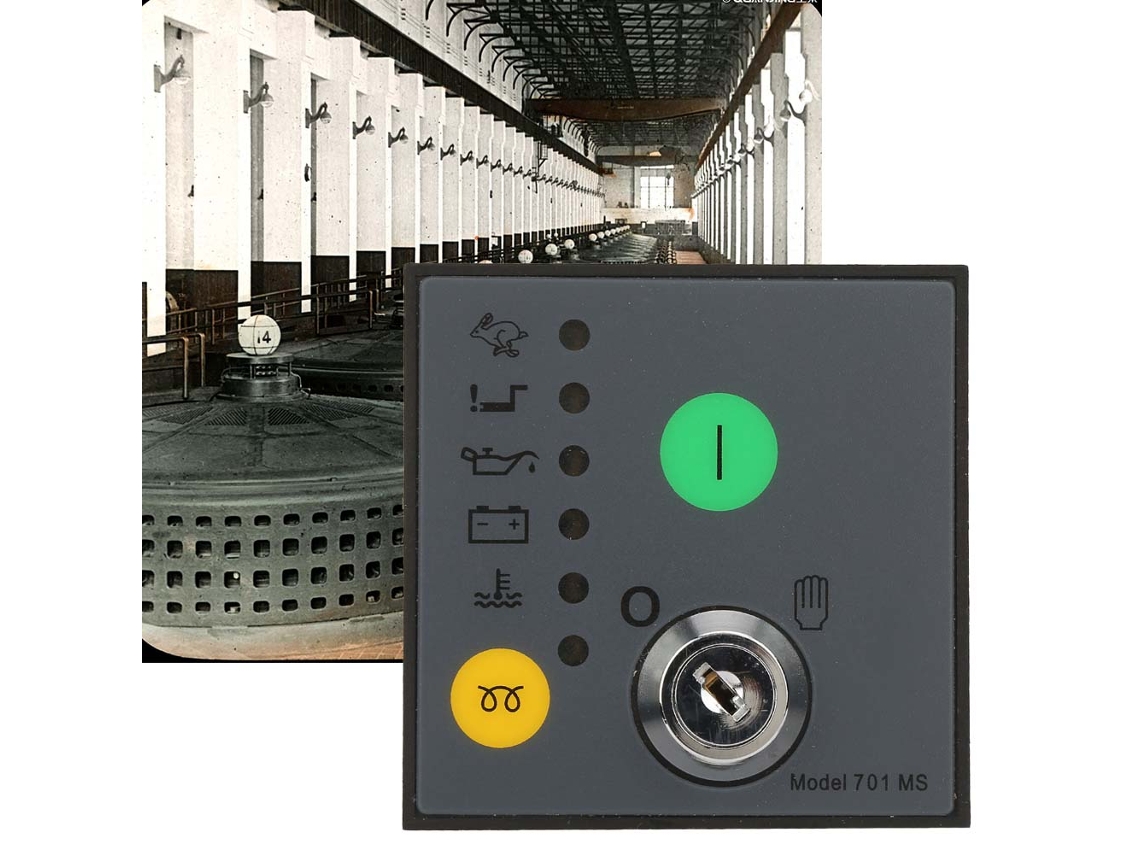 Controlador Dse701ms Gerador Módulo Manual