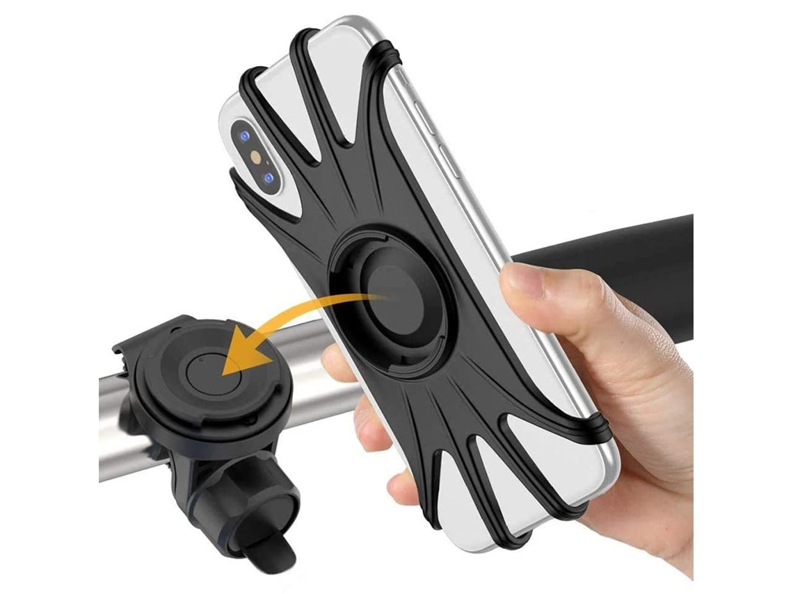 Lurelia Suporte Para Telemóvel De Bicicleta E Mota, 360°, Para 4 A 6,5 Polegadas