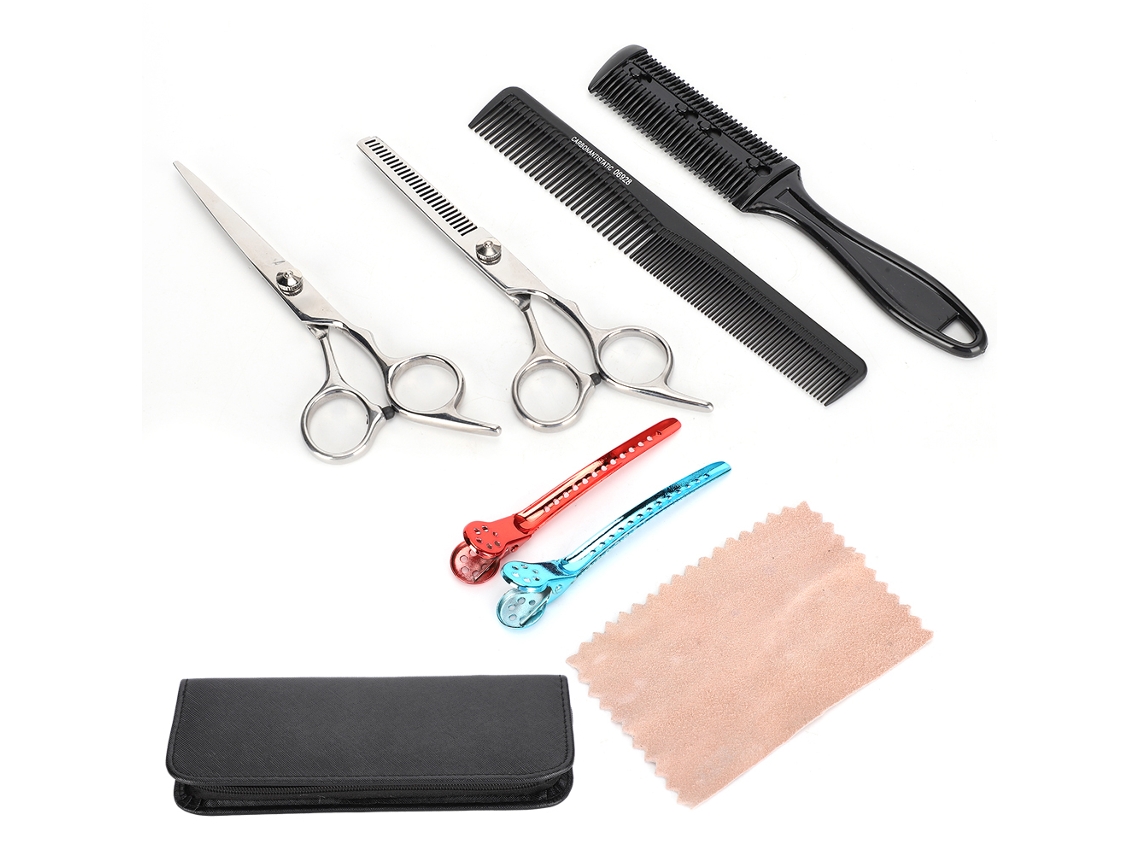 2026 kit de Tesouras Profissionais para Corte de Cabelo Barbearia Cabeleireiro Thinning Flat Shears Set