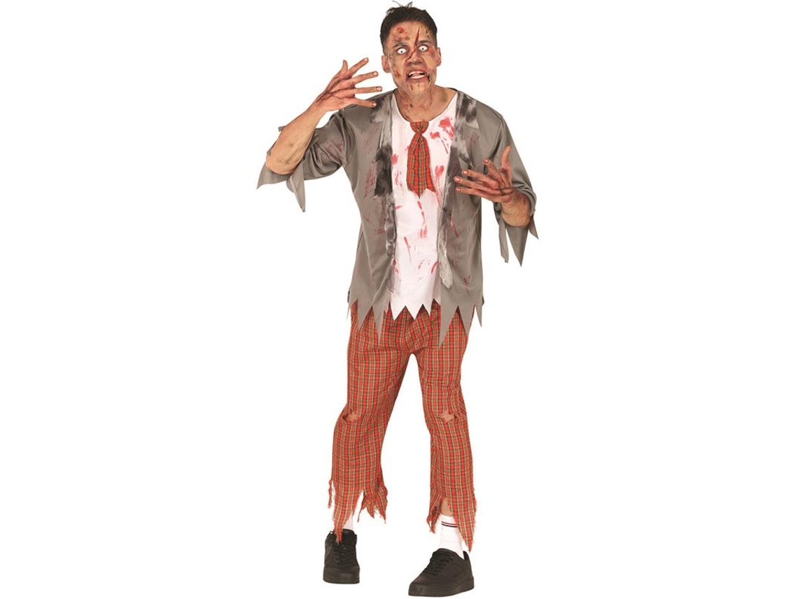 Fato de estudante zumbi para homem