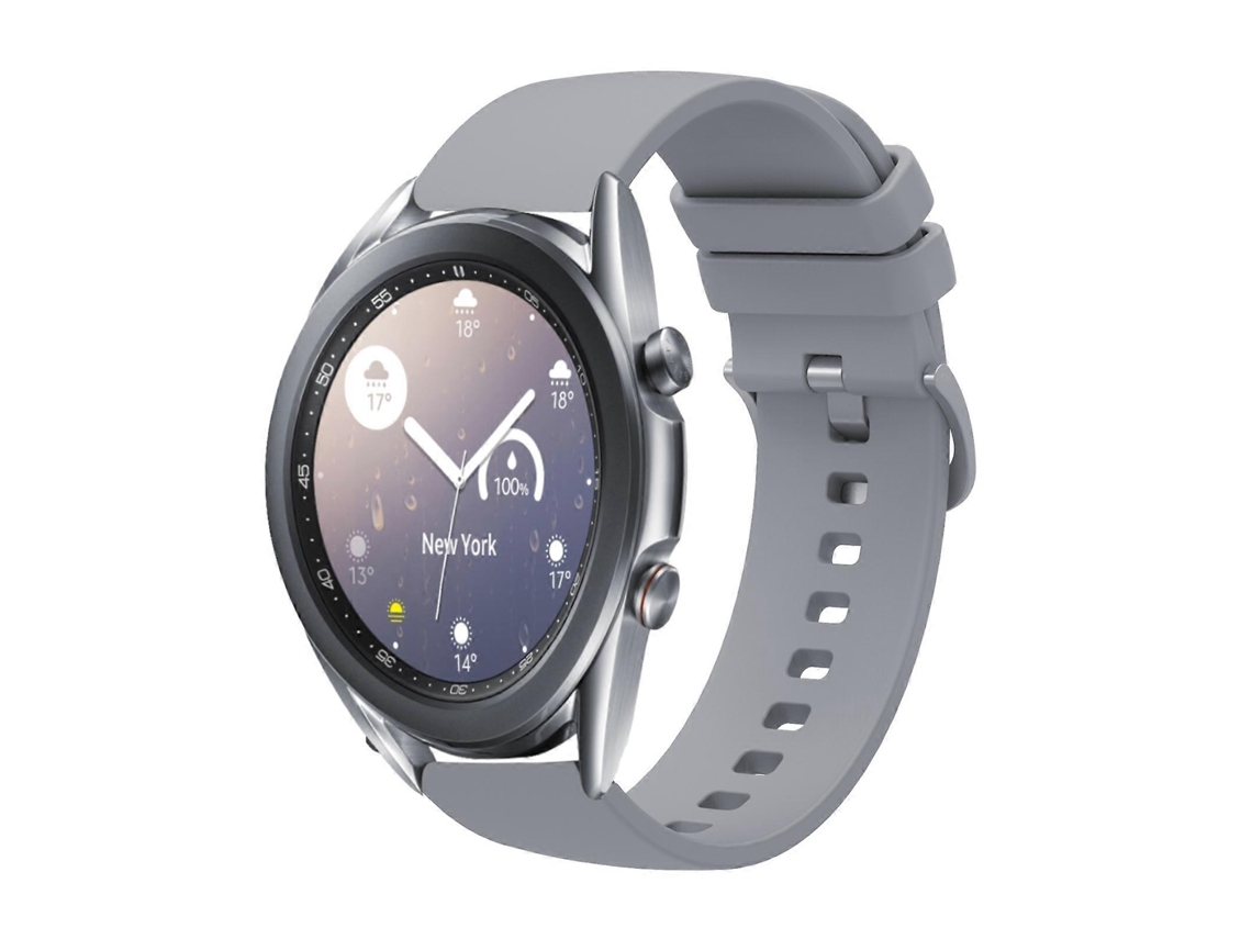 Pulseira De Silicone Macio De Cor Sólida Para Samsung Galaxy Watch3 41mm 20mm