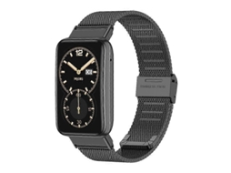 Pulseira De Aço Inoxidável Com Fivela Milan Para Xiaomi Mi Band 7 Pro
