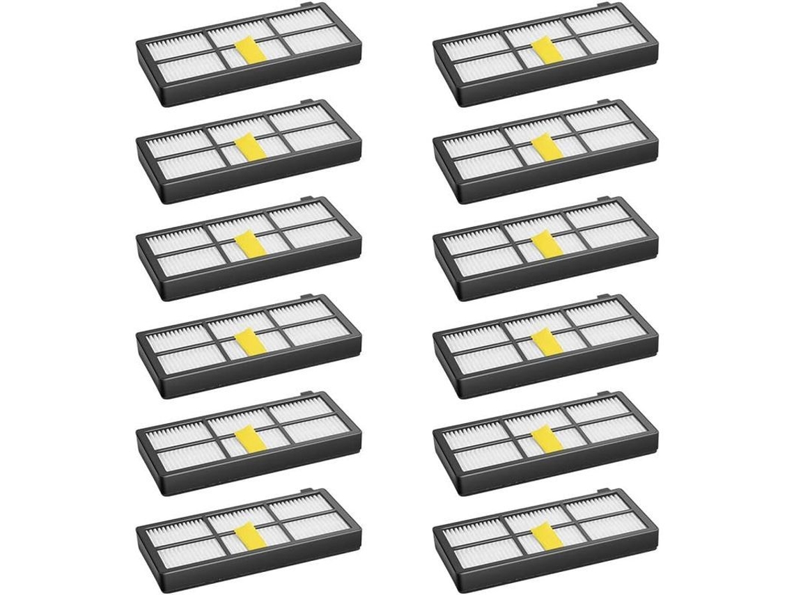 12 filtros de substituição para Irobot Roomba série 800 900, kit de limpeza robot