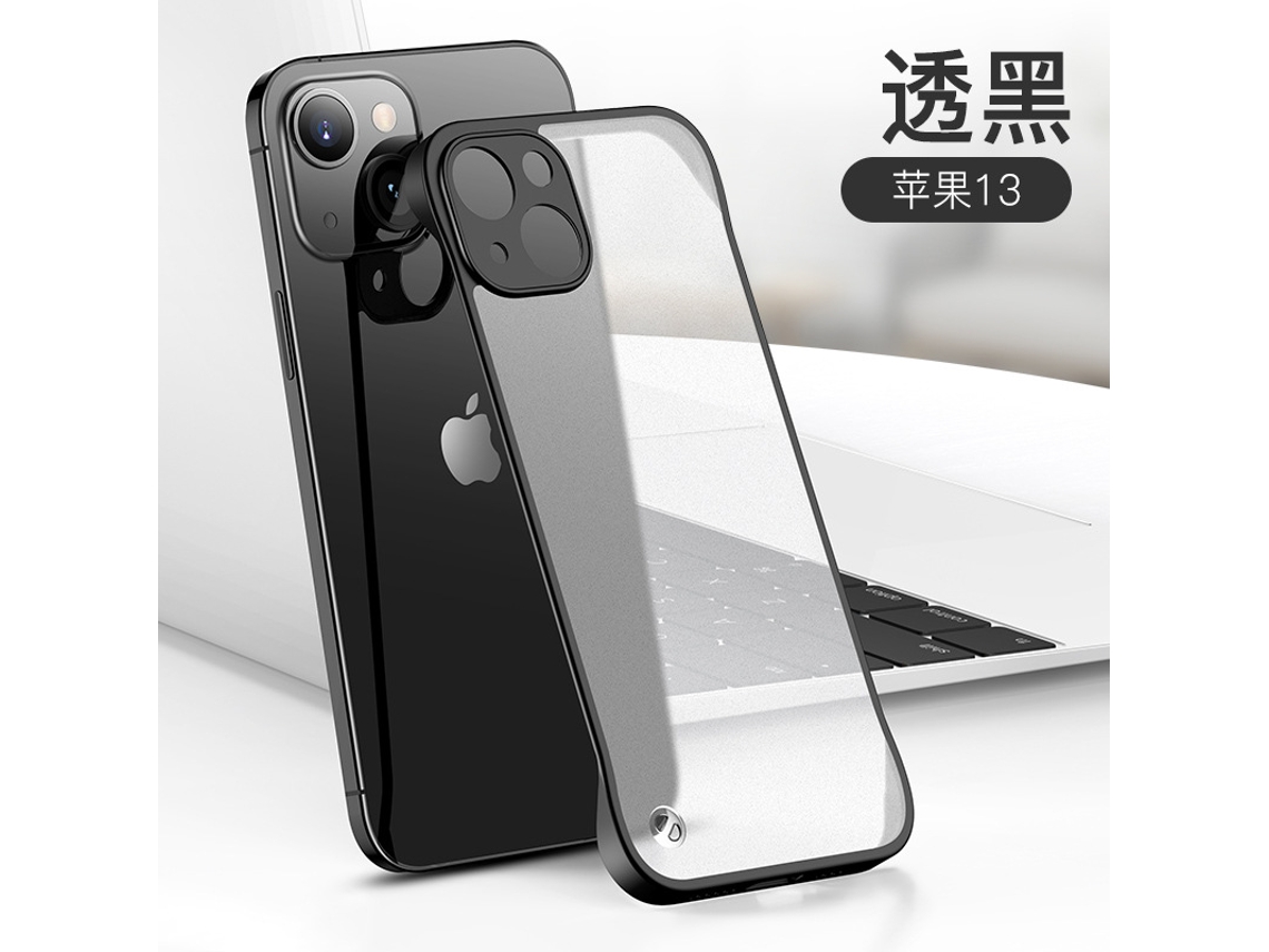 Capa Protetora De Silicone Sem Moldura Para Iphone 17 Pro (preto Translúcido) Da Apple