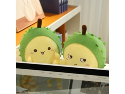 Boneco de Pelúcia Durian com Expressão Fofa, Almofada de Abraçar CHABERLU