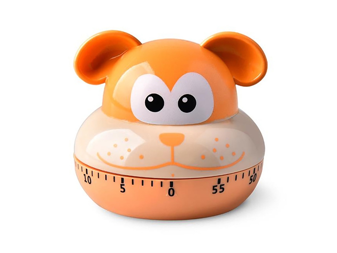 Timer Mecânico De Cozinha Animal Cartoon Preciso 60 Minutos Manual Para Estudantes Filhote