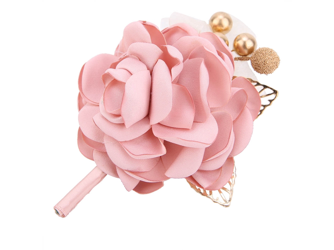 Corsage (esquema De Cor Rosa Champanhe, Decoração Multicenário) Eoocoo