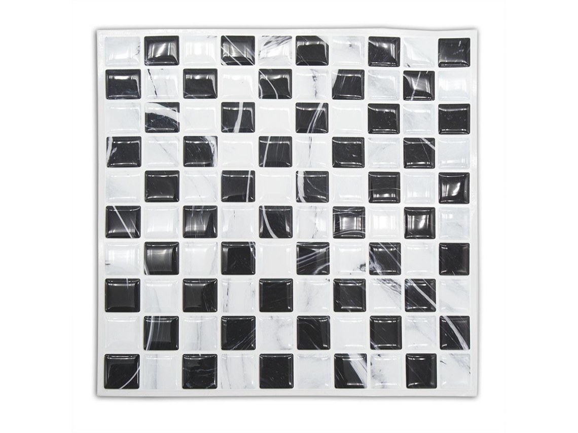 5 Adesivos de Telha 3d Mosaico Autoadesivos Pvc À Prova D'água para Cozinha e Casa