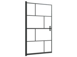 Maison Exclusive - Divisória De Chuveiro Esg 80x140 Cm Preto
