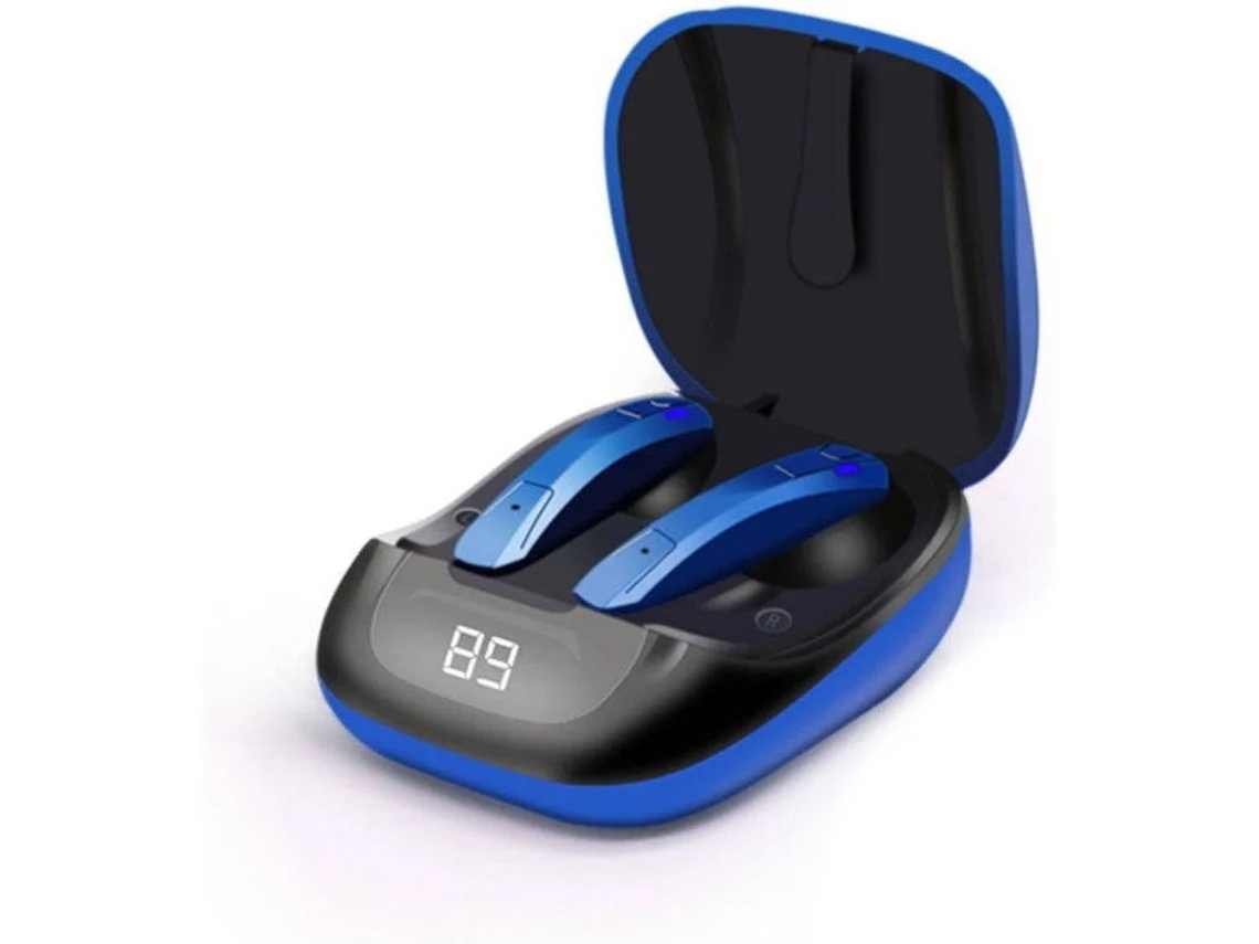 Auriculares Bluetooth True Wireless (in Ear - Microfone - Noise Cancelling - Azul)