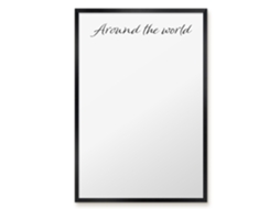 Magnetic Board Around The World For The Living Room Espelharte (40x60 Cm)