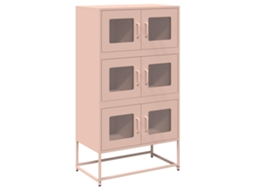 Móvel de alta qualidade 68x39x123 cm Aço Rosa MAISON EXCLUSIVE