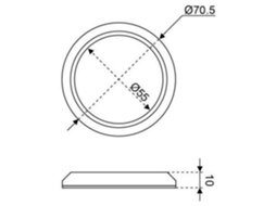 Talamex Led Construction Downlight 24-28V