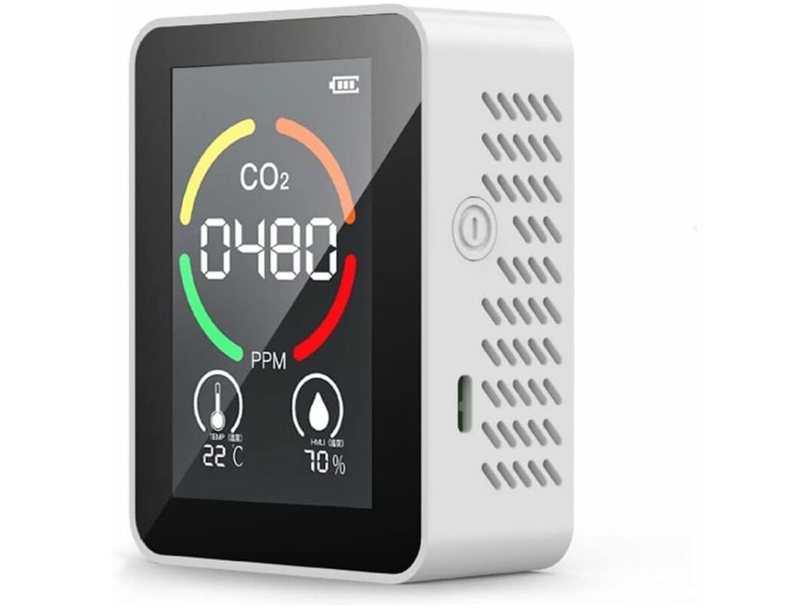 Monitor De Qualidade Do Ar Inovador, Seu Detector De Co2 Com Tecnologia Avançada De Sensores Para Uma Vida Segura