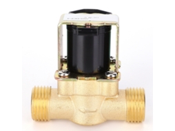 Válvula Solenóide Industrial Em Cobre Laxiscreed Para Painéis Solares, 24v Dc, Ideal Para Aquecedores De Água