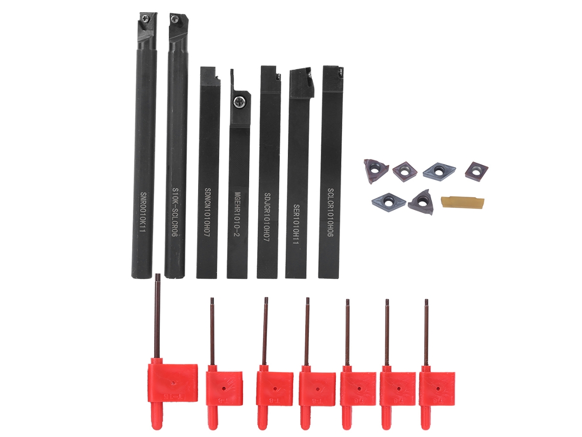 Conjunto De 7 Peças De Chaves Para Eixo Cnc Laxiscreed Com Design Roxo E Preto