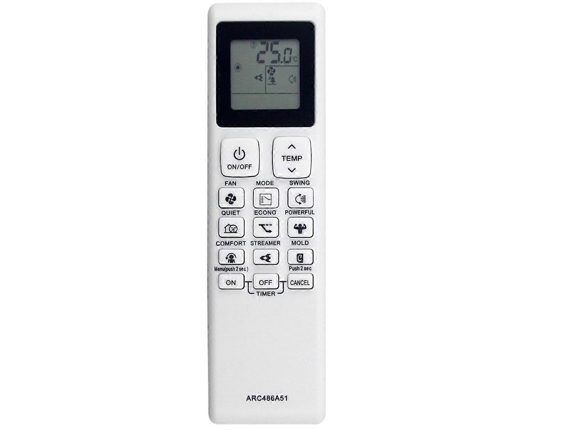 Controle Remoto De Substituição Para Ar Condicionado Arc486a51_glo