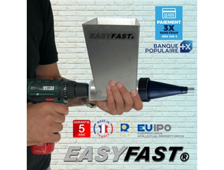Pistola de Aplicação Rápida de Rejunte EASYFAST Pointing Grouting Gun