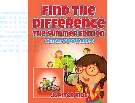 Livro Find the Difference The Summer Edition Activity Book Age 8 de Jupiter Kids (Inglês)