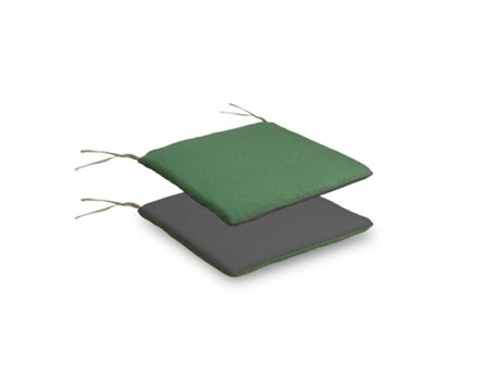 Almofada de Exterior Reversível DUEHOME (42 cm x 3 cm - Verde)