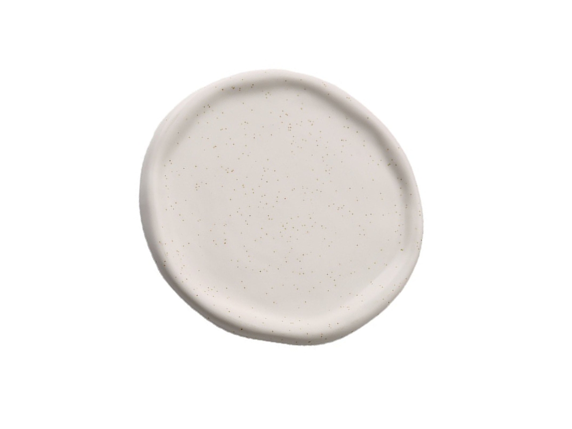 Prato de Jóias LAXISCREED Branco Redondo Moderno