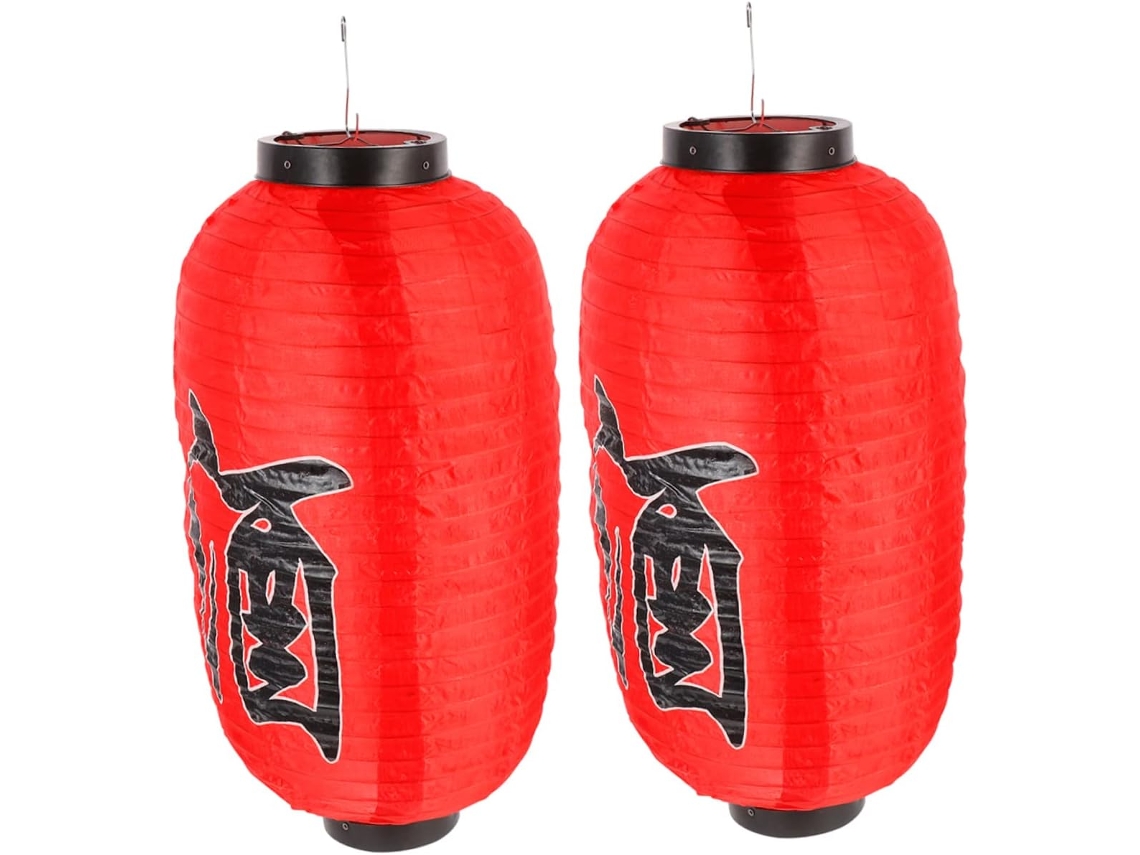 Conjunto De 2 Lanternas De Chá Originais Para Teto, Solares E Impermeáveis, Decoração De Natal Para Gokoco