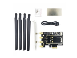 Lurelia Placa Wi-fi Pcie Bcm94360csax Bcm943602cs Dual Band 2,4/5 Ghz Antena 4 A