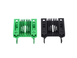 Mali dissipador de Calor para Motor Elétrico 180 de Escova Alumínio para Carro Rc Traxxas Trx4m 1/18 2pcs