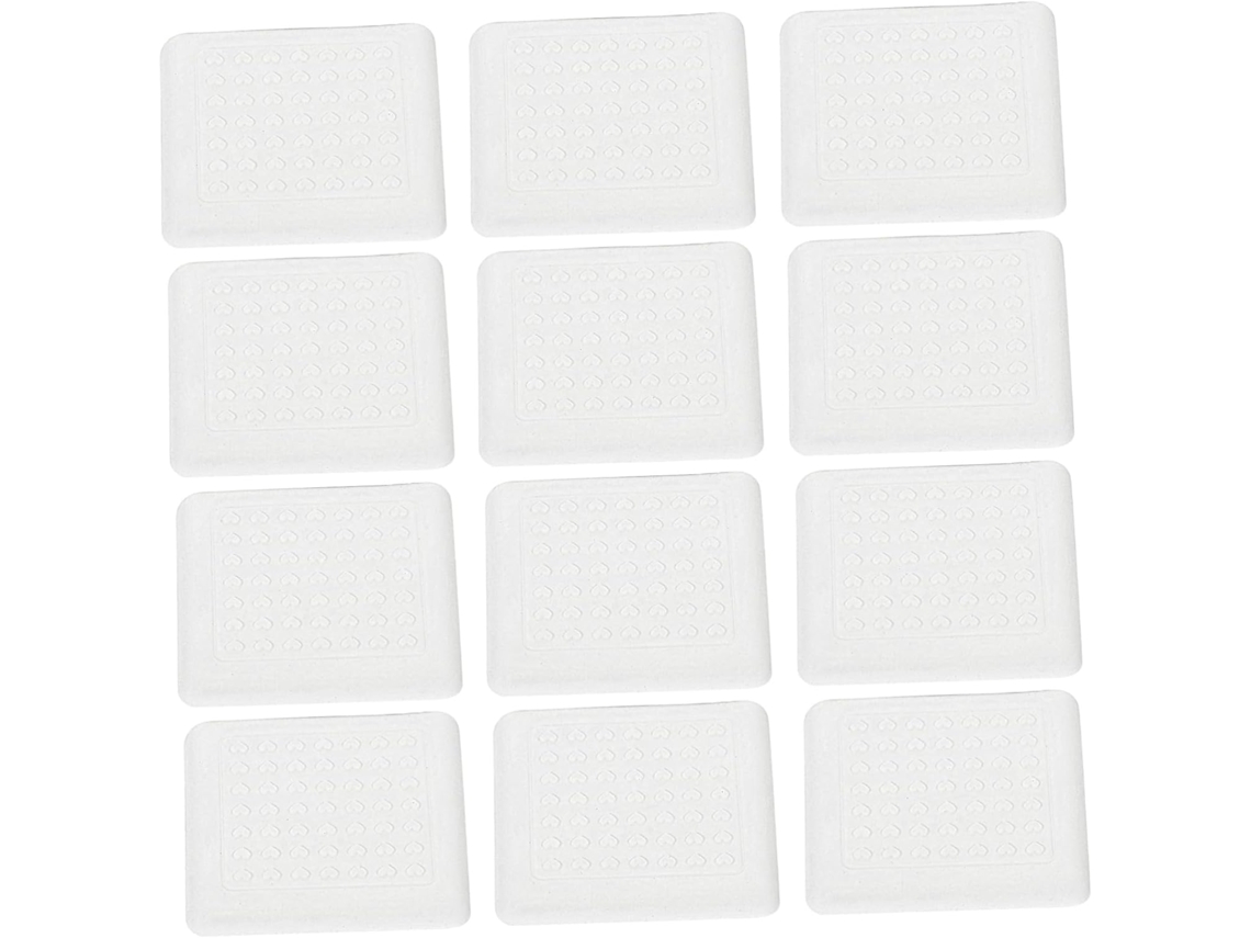Conjunto De 12 Protetores Antiderrapantes Para Pés Cadeiras E Sofás, Feitos De Silicone