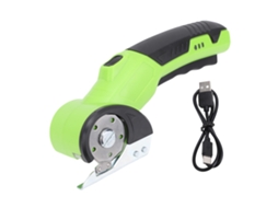 CORTADORA Sem Fio YURU de tecido com lâmina rotativa, luz LED e bateria de 1500mAh
