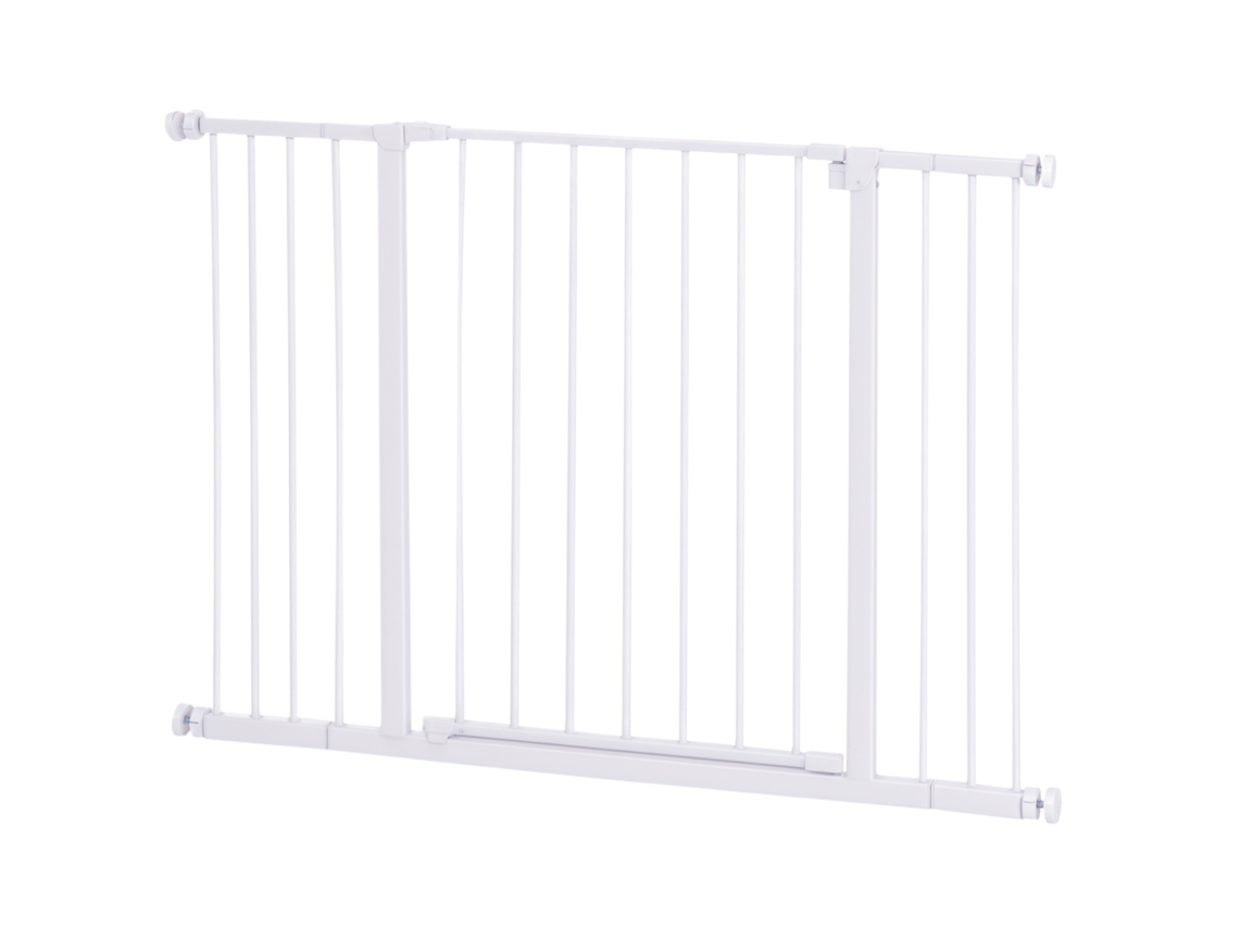 Portão de escada sem furar, extensão 10-15cm, 76-101cm, branco | S/MARCA