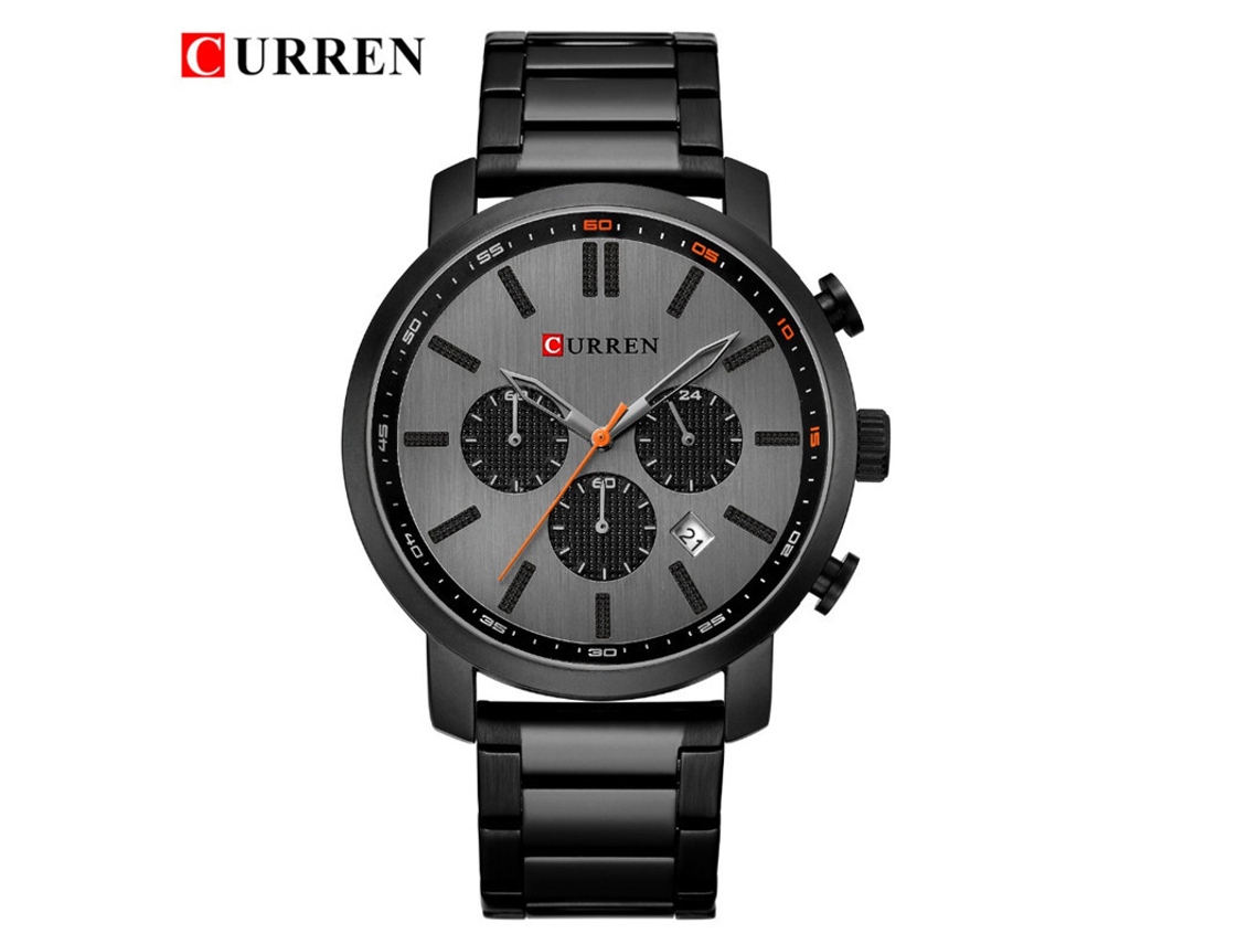 Relógio Masculino MDUG casual de quartzo, com pulseira de aço inoxidável | MDUG