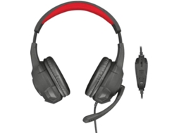Auscultadores Gaming com Fio TRUST GXT307 RAVU (Over Ear - Multiplataforma - Preto)