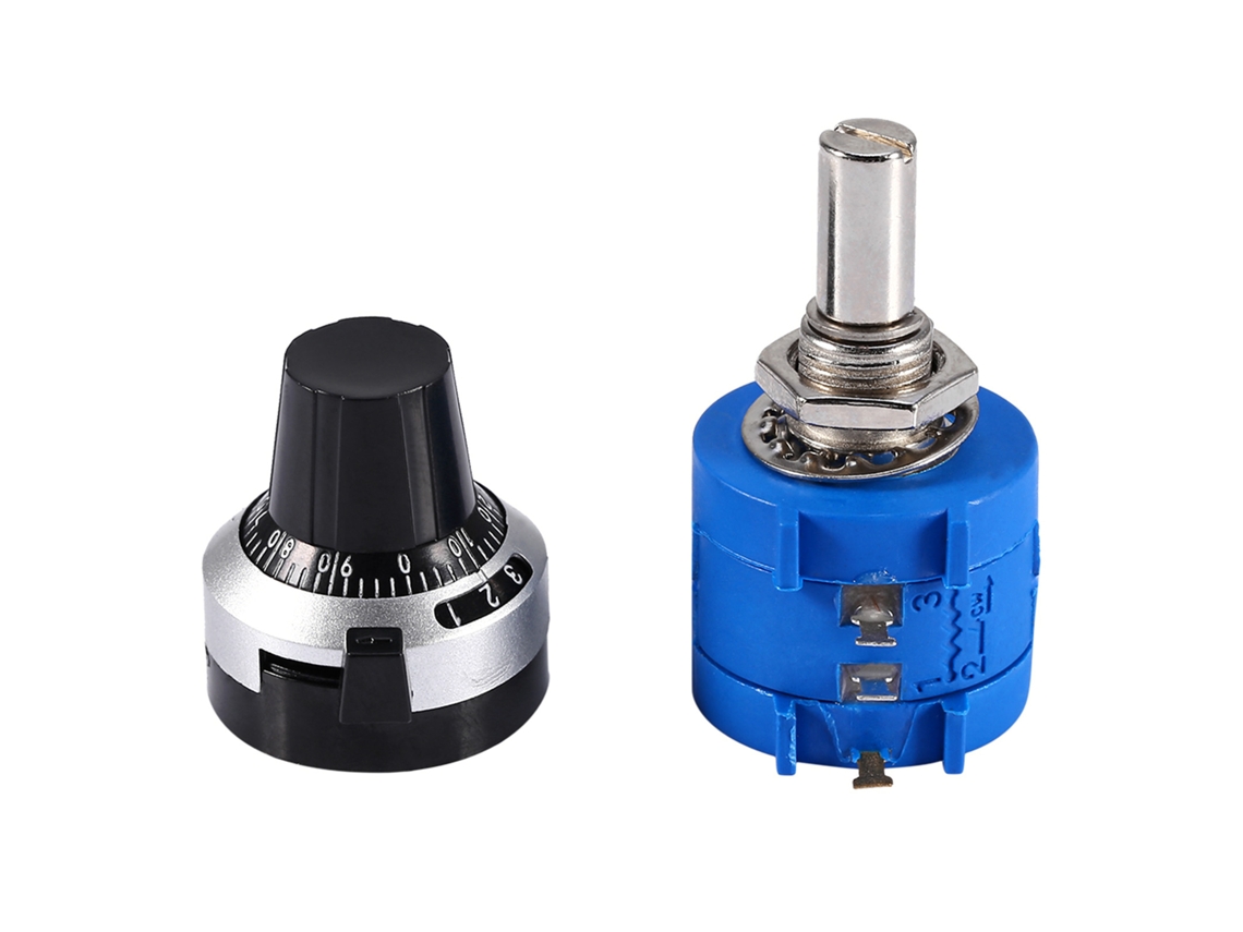 Potenciômetro Precision De Fio Enrolado Rotativo 10k Ohm 3590s-2-103l Com 10 Voltas