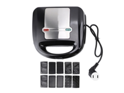 Laxiscreed Máquina De Café 6 Em 1, Waffle, Frigideira Para Bife, Cozinha Multifuncional 110v Eua