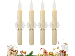 Velas Sem Chama, Velas Led Sem Chama Com Sensor De Movimento | Conjunto De 4 Luzes A Bateria Com Ven Gokoco
